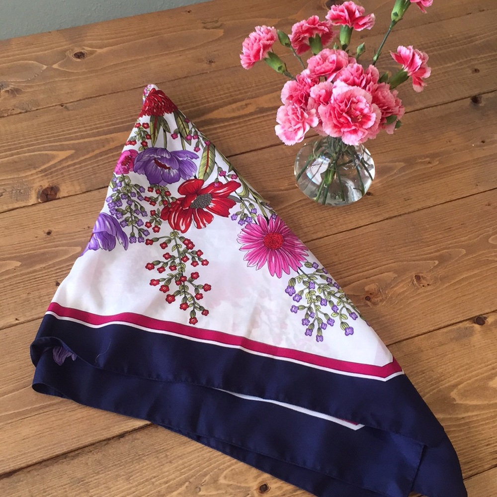 Beautiful floral scarf